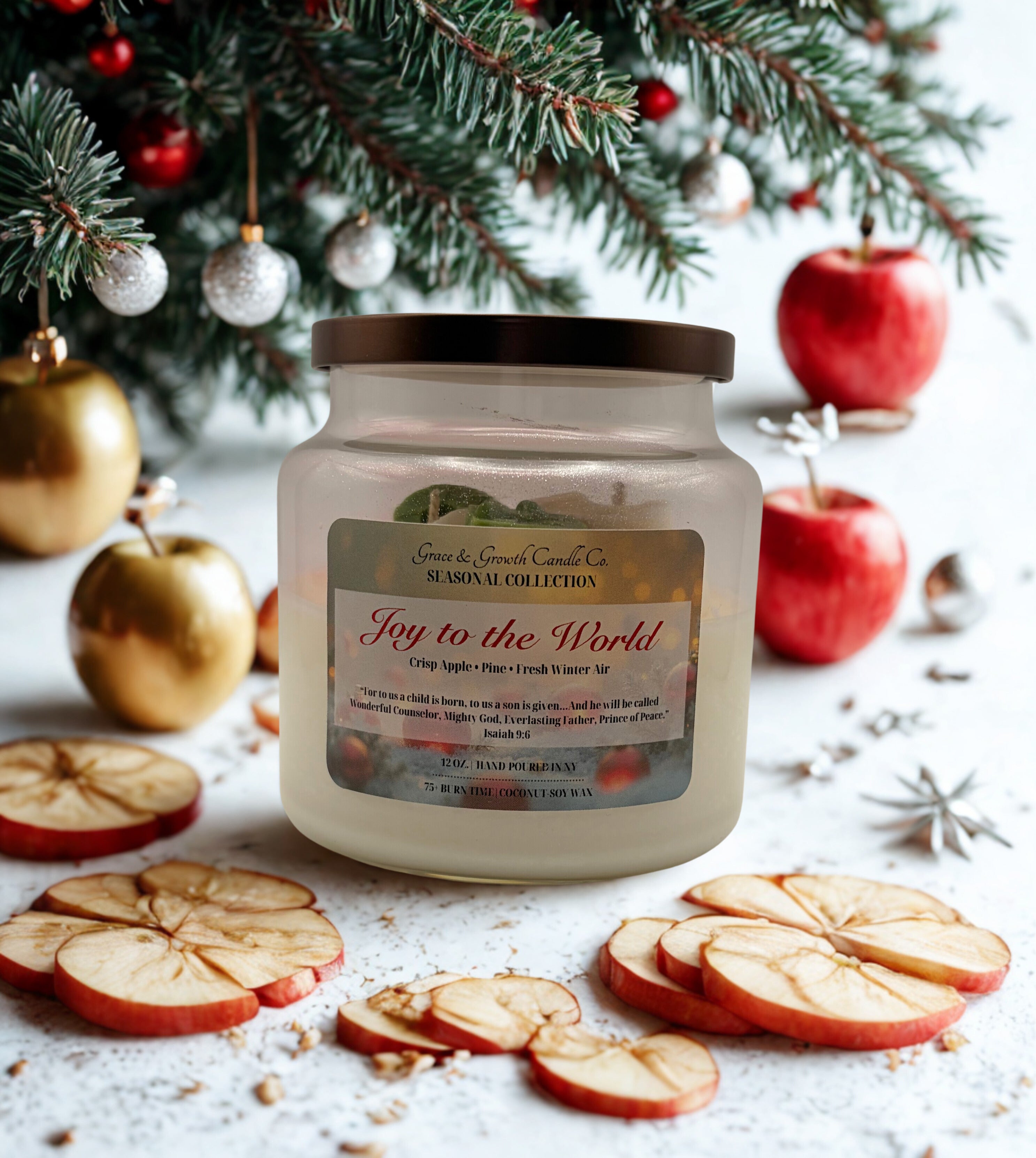 “Joy to the World” Candle | Pine & Apple