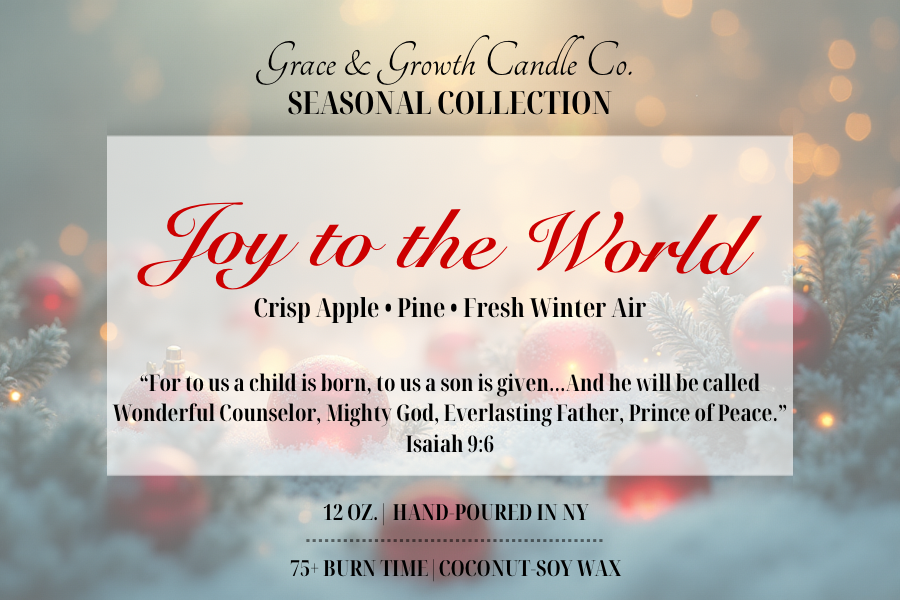 “Joy to the World” Candle | Pine & Apple