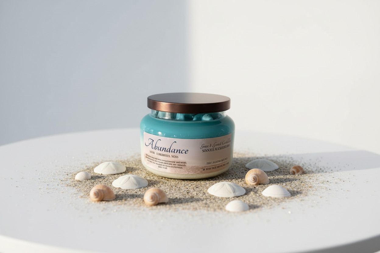 “Abundance” Candle | Musk Ambergris & Moss